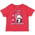 thumbnail image 3 of Inktastic It's My Third Birthday with Panda Bear Girls Toddler T-Shirt, 3 of 5