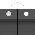 thumbnail image 3 of vidaXL 23.2-inch Kitchen Sink with Strainer, Top-Mount Sink Single Bowl, Black Stainless Steel, 3 of 11