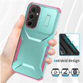 thumbnail image 4 of Rugged Case for Samsung Galaxy A35 5G with Slide Camera Cover & Drop Protection Green, 4 of 5