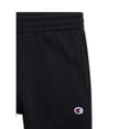 thumbnail image 3 of Champion Boys Signature Logo Fleece Jogger Pants - Black - Size 4, 3 of 5