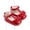 Red, variant on FFENYAN Summer Collection: Adorable Patent Leather Baby Shoes with Cute Bowknot Buckle - Perfect for Little Ones, Elegant and Comfortable Footwear for Infants for 6-12 Months