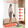 thumbnail image 2 of VEVOR Cordless Vacuum Cleaner, 40KPA Max Suction, Rechargeable Anti-Tangle Stick Vacuum with LED Display Screen, Lightweight Handheld Vac with 47mins Runtime, 2 of 9