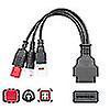 thumbnail image 2 of Obd2 Diagnostic Cable For Kline Euro5 Motorcycle 16 Pin To 3pin 4pin 6pin Obd2 3 In 1 Diagnostic Ad, 2 of 5