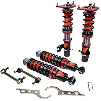 Godspeed (MMX3510) MINI COOPER S 02-07 (R53) MonoMax Coilover Suspension Full adjustable 40 way Suspension Kit WIth Monotube shock (Best Coilovers For Mini Cooper)