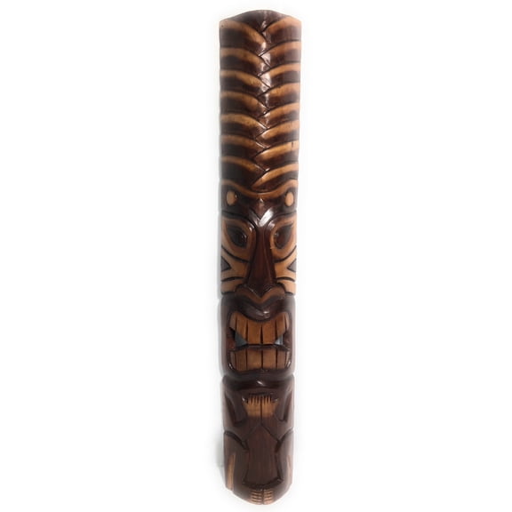 Love Tiki Mask 40" - Hand Carved Antique Finish | #bag15031100
