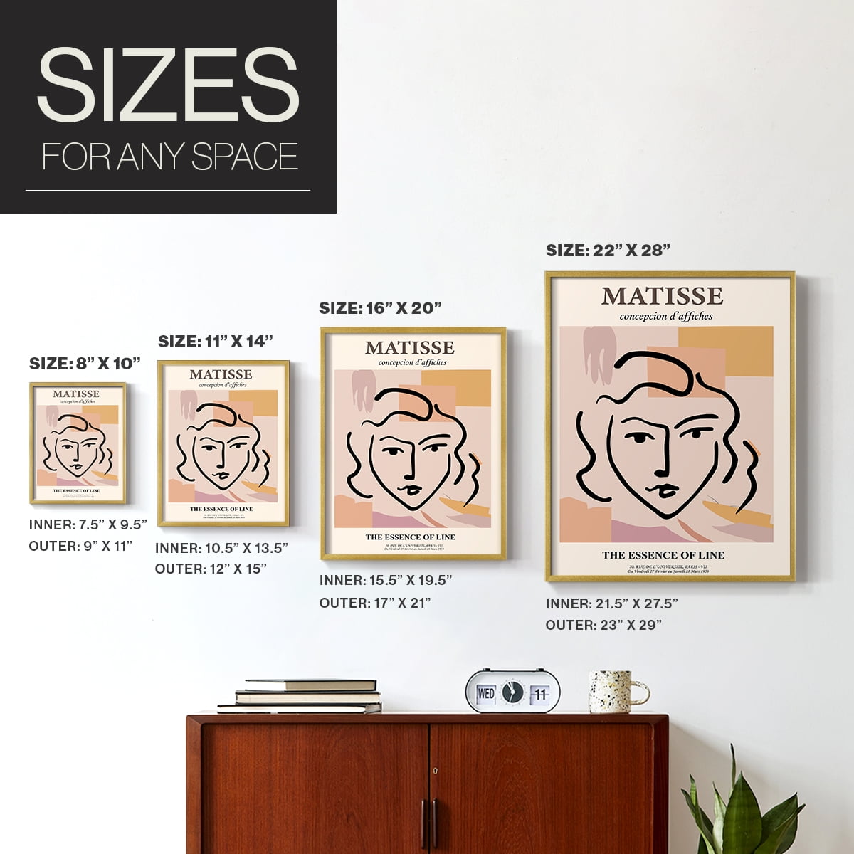 Matisse LXII Framed Print - Solid Wood