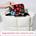thumbnail image 6 of Cherry Velvet Portable Decorative Box with Removable Compartment - Jewelry Stand, Necklace Organizer, and Gift, 6 of 7