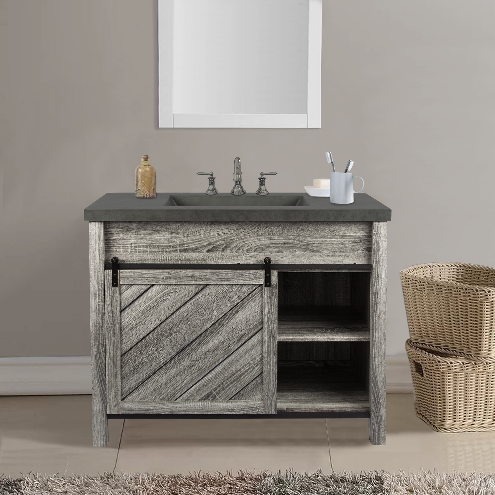 Vanity Sink W 1 Tangmen With A Shelf Inside Vanity Sink W 1 Tangmen With A Shelf Inside