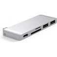 thumbnail image 3 of Satechi Aluminum Type-C USB 3.0 3-in-1 Combo Hub with USB-C P-Through - for M2/ M1 MacBook Pro/Air, M2/ M1 iPad, 3 of 5
