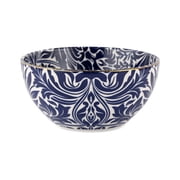 Thyme & Table Nova 12-Piece Ceramic Dinnerware Set Blue and White