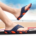 thumbnail image 4 of Rokment Mens Orthopedic Flip Flops Comfortable Arch Support Thongs Sandals Summer Beach Orthotic Walking Slides Slippers for Indoor and Outdoor, 4 of 7
