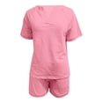 thumbnail image 4 of Womens 2 Piece Short Sets Spring 2026 Matching Travel Vacation Beach Outfits Sweatsuit Pocket, 4 of 6