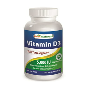 Now Foods Vitamin D3 5000 Iu Softgels 240 Ct