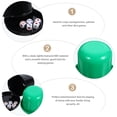 thumbnail image 3 of 5pcs Thick Dice Bottom Shaker Bar Funny Dice Game Set Creative Dice Shaking Cup with 25pcs Dice Random Color, 3 of 8