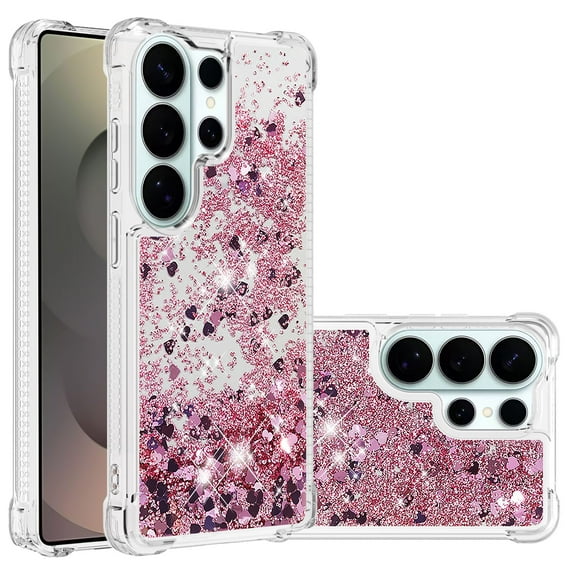 Phone Case for Samsung Galaxy S26 Ultra Cover Sparkle Glitter Floating Liquid Quicksand Shockproof Soft Silicone TPU Bumper Protective Cover for Samsung Galaxy S26 Ultra Case, S1