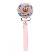 Daddys Princess Pacifier Clip