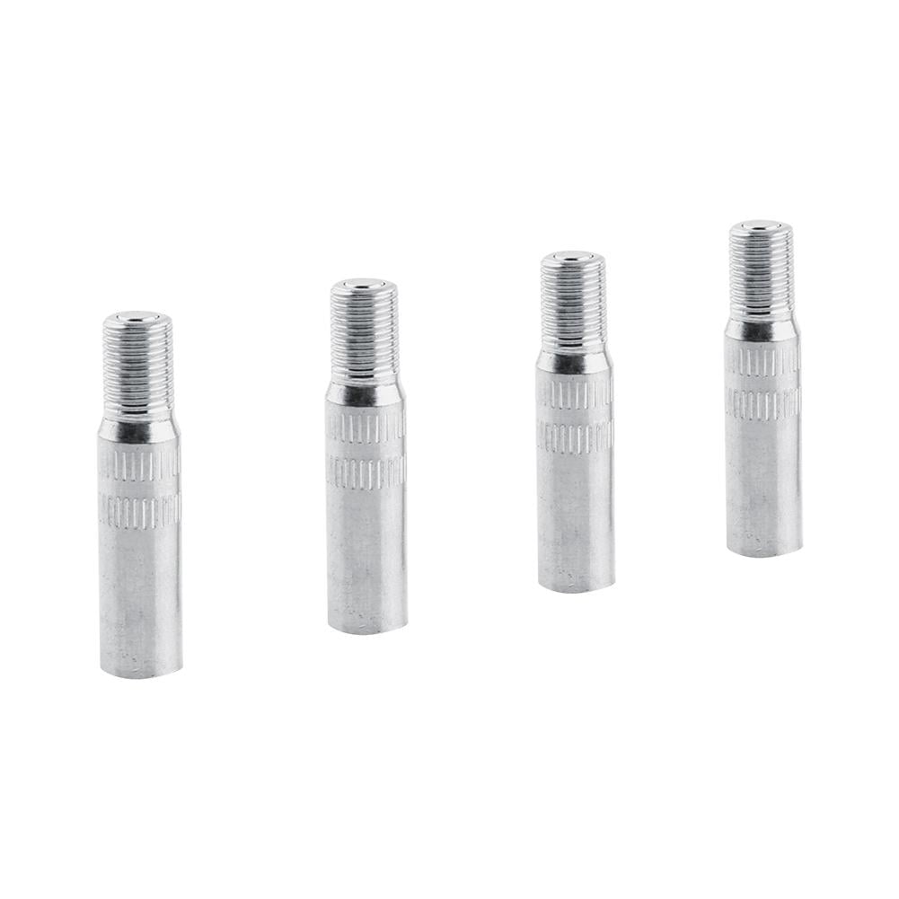 WALFRONT 4x Metal Automotive Wheel Valve Caps Stem Extensions Extender Car Truck Van Caravan, Valve Cap Extension, Tire Valve Extension Adapter
