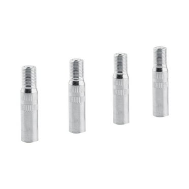 WALFRONT 4x Metal Automotive Wheel Valve Caps Stem Extensions Extender Car Truck Van Caravan, Valve Cap Extension, Tire Valve Extension Adapter