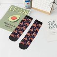 thumbnail image 7 of Pofeuu Leopard Print Print 30cm Socks, Adult Running Hiking Socks for Youth and Adult, 7 of 7