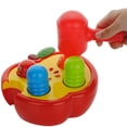 thumbnail image 1 of Cartoon Knock Caterpillar, Cartoon Knock Caterpillar Bebé Niños Golpeando Banco Juego Bebé Martillo Juguete Artesanía Superior, 1 of 7