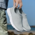 thumbnail image 4 of Men's Breathable Slip-On Footwear - Casual Outdoor Walking Shoes MD Sole, Round Toe Design &  with Perforated Upper /Comfortable Sneakers, 4 of 9