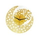 thumbnail image 3 of Reloj de pared de acrílico de 30 cm para decoración de Eid Ramadan, silencioso y con caracteres árabes. Dorado, 3 of 9