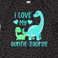 thumbnail image 4 of Inktastic I Love My Auntie-saurus Cute Brontosaurus Family Boys or Girls Baby Bodysuit, 4 of 5