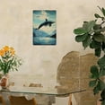 thumbnail image 5 of Killer Whale Orca Metal Tin Signs Vintage Iron Painting Wall Art for Garage Garden Decor 12"x8", 5 of 8