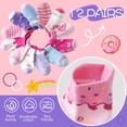 thumbnail image 4 of 12 Pairs Baby Girls Grips Ankle Socks Kids Toddlers Infants Anti Slip Non Skid Funny Cartoon Crew Breathable Cotton Socks, 4 of 6