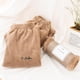 thumbnail image 3 of s de invierno para mujer Pantalones de dormir de ropa café Colcomx Pijamas de terciopelo, 3 of 8