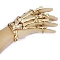 thumbnail image 2 of Steampunk Gothic Skeleton Skull Slave Pulsera de varios dedos Anillo Cadena de mano NUEVO Yuyangstore Cadena de mano esqueleto, 2 of 8