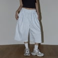 thumbnail image 6 of Gtoiithly Womens Wide Leg Cropped Pants Loose High Waisted Trousers with Pockets Casual Lightweight Comfy Sweatpants Grey S, 6 of 9