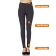 thumbnail image 2 of Kuda Moda Women's Ultra Soft Peach Skin Full Length Ankle Legging Pants, 2 of 6