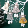 thumbnail image 5 of Adornos colgantes para árbol de Navidad, decoración de muñeca de ángel de Navidad, regalos del Día de Acción de Gracias, 5 of 5