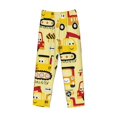thumbnail image 4 of Balery Men'S Funny Construction Vehicles Pants,Sleepwear Pants,Pajama Pants,Pj Bottoms Drawstring And Pockets-X-Large, 4 of 9