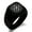 Black, variant on Stainless Steel Celtic Quaternary Knot Rune Engraved Square Flat Top Biker Style Polished Signet Ring
