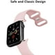QLTYPRI Compatible avec les Bracelets de Montre d'Apple 38mm 40mm 42mm 44mm, Bracelets de Bracelet en Silicone Sport de Remplacement – image 2 sur 5