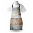 thumbnail image 3 of Rustic Apron Acorns and Cones on Weathered and Grained Wooden Background Timber Autumn Theme Image, Unisex Kitchen Bib Apron with Adjustable Neck for Cooking Baking Gardening, Brown, by Ambesonne, 3 of 3