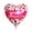 A, variant on D-GROEE 2Pcs 18Inch Heart Balloon Inflatable Romantic Reusable Happy Valentine's Day Aluminum Foil Balloon Decor Home Decoration