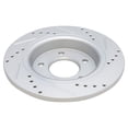 thumbnail image 3 of TRQ Rear Performance Brake Rotors Set Premium G-Coated Fits Select 2004-2013 Mazda 3, 3 of 5