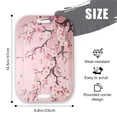 thumbnail image 2 of Serving Trays with Handles, 14.5 x 9.8 inch Rectangular Plastic Tray for Restaurant, Kitchen, Pink Cherry Blossom, 2 of 6