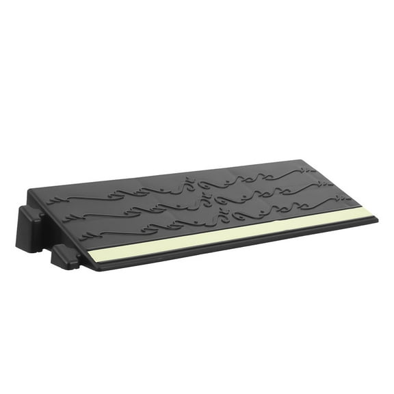 HOMEMAXS  Door Thresholds for Exterior Doors Driveway Curb Ramps Black