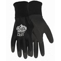 Chilly Grip A326 Black Waterproof H2O Thermal Insulated Gloves, Snug-Fit Wrist, Textured Palm, Size Medium