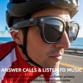 thumbnail image 5 of AI  Glasses with 4K Camera, Photo/Record Sunglasses for Travel,  & Daily Use, Photochromic Lenses, Hands-Free Call  Glasses, ChatGPT Voice Assistant, 8-Hours, 5 of 6