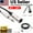 6 ft, variant on XLR 3-Pin Male To 1/4" Plug TS Microphone Mono Cable Unbalanced Shielded Audio