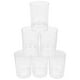 thumbnail image 2 of KAKOWELY 6 vasos de vidrio transparentes para leche, zumos, agua, café, uso diario (S), 2 of 5