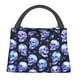 thumbnail image 1 of Fotbe crystal Skull Bolsa Térmica Portátil con Estampado, Bolsa de Entrega de Alimentos Aislada, Bolsa Reutilizable de Gran Capacidad para Comidas y Supermercado, 1 of 6