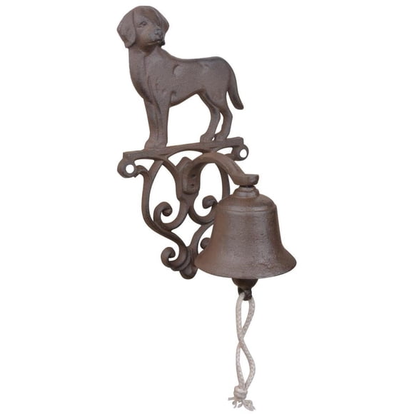 Esschert Design Rustique en Fonte DB83 Sonnette Chien