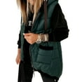 thumbnail image 1 of Dellytop Women's Hooded Outwear Vest Lightweight Zipper Up Padded Gilet With Pockets, 1 of 2