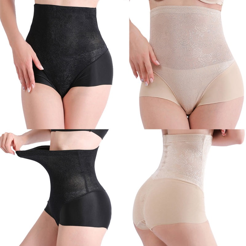Women High Waisted Body Shaper Lady Tummy Control Waist Slimming Panties Shapewear Plus Size